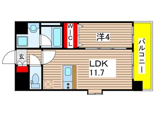 エルミタ－ジュ桜山の物件間取画像